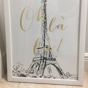 “Oh là là!” Paris-themed Framed wall art